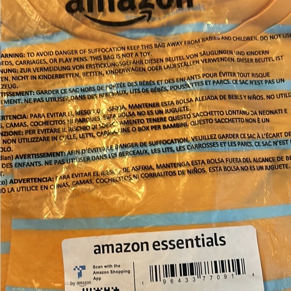 Amazon Essentials Girls👧🏻Long-Sleeve T-Shirts 5 in Multipacks Sz L - Picture 2 of 8